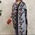 Rajnandini black cotton blend printed ready to wear patiala salwar suit