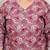 Rajnandini wine cotton blend printed ready to wear patiala salwar suit