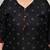 Rajnandini black cotton blend printed ready to wear patiala salwar suit