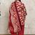 Rajnandini red cotton blend printed ready to wear patiala salwar suit