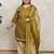 Rajnandini green cotton blend printed ready to wear patiala salwar suit