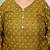 Rajnandini green cotton blend printed ready to wear patiala salwar suit