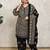 Rajnandini beige & black cotton blend printed ready to wear patiala salwar suit