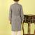 Black printed cotton kurta pyjama
