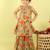 Green printed cotton sharara with kurta