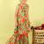 Green printed cotton sharara with kurta