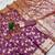 Light Purple Color Banarasi Silk Meenakari Design Saree