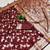 Maroon Color Banarasi Silk Meenakari Design Saree