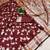 Maroon Color Banarasi Silk Meenakari Design Saree