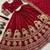 MAROON CHINON SILK EMBROIDERY PARTY WEAR LEHNGHA CHOLI 