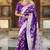 Purple Color Banarasi Silk Meenakari Design Saree