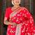 Red Color Banarasi Silk Meenakari Design Saree
