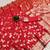 Red Color Banarasi Silk Meenakari Design Saree