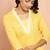 Women's yellow bandhani print kurta - bright rakhi traditional cambric cotton ethnic top