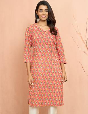 Wopink floral angrakha kurta - designer rakhi outfit with sequin yoke ethnic wear 3