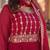 Ranipink faux blooming with embroidery zari sequins-work gown with dupatta