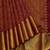 Maroon pattu saree