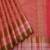 Dual tone tomato red pattu saree