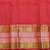 Dual tone tomato red pattu saree