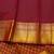 Maroon colour silk saree