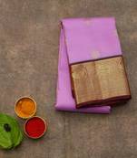 Pink colour silk saree with silk mark certified