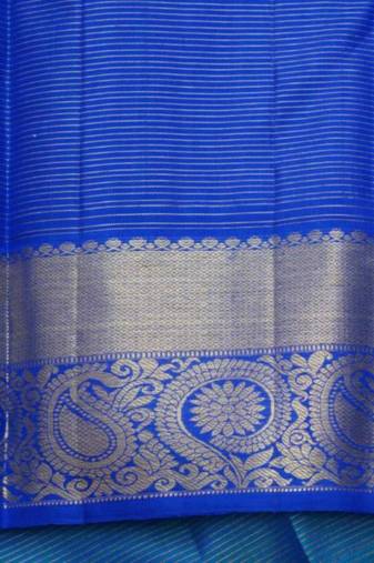 Blue pattu saree