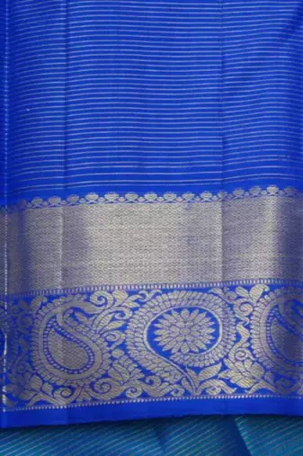 Blue pattu saree