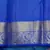 Blue pattu saree with silk mark certified