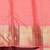 Chilli red pure zari silk saree