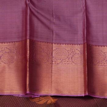 Vairaoosi brown silk saree with silk mark certified 4