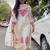 White Embroidered Cotton Kurta and Pant Set with Dupatta