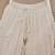 Women's white cambric cotton dhoti yoga pants with drawstring waist