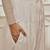 Women's white cotton lycra harem yoga pants with drawstring & elasticated waist