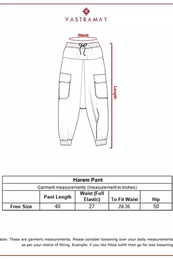 Wowhite cotton lycra harem yoga pants with drawstring & elasticated waist