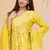 Yellow Printed Cotton Kurta and Pant Set with Dupatta