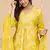 Yellow Printed Cotton Kurta and Pant Set with Dupatta