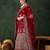 Maroon Semi-Stiched Heavy Zari Embroidery Velvet Lehenga Choli 
