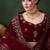 Maroon Semi-Stiched Heavy Zari Embroidery Velvet Lehenga Choli 