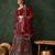 Maroon Semi-Stiched Heavy Zari Embroidery Velvet Lehenga Choli 
