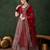 Maroon Semi-Stiched Heavy Zari Embroidery Velvet Lehenga Choli 