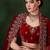 Maroon Semi-Stiched Heavy Zari Embroidery Velvet Lehenga Choli 