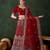 Red Semi-Stiched Heavy Zari Embroidery Velvet Lehenga Choli 