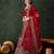 Red Semi-Stiched Heavy Zari Embroidery Velvet Lehenga Choli 