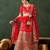 Red Semi-Stiched Heavy Zari Embroidery Silk Lehenga Choli 