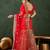 Red Semi-Stiched Heavy Zari Embroidery Silk Lehenga Choli 
