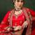 Red Semi-Stiched Heavy Zari Embroidery Silk Lehenga Choli 