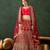 Maroon Semi-Stiched Heavy Zari Embroidery Silk Lehenga Choli 