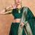 Green Semi-Stiched Weaving Work Banarasi Silk Lehenga Choli 