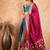 Green Semi-Stiched Weaving Work Banarasi Silk Lehenga Choli 