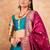 Green Semi-Stiched Weaving Work Banarasi Silk Lehenga Choli 